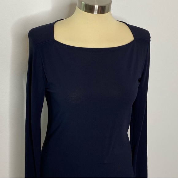 MM Lafleur The Bee Shirt Navy Blue Long Sleeve - Picture 5 of 9